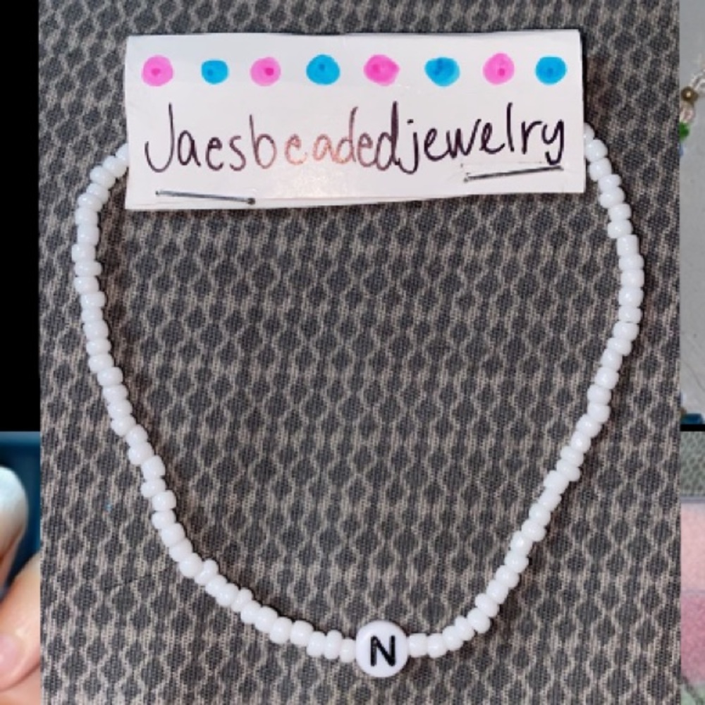 Beaded anklet